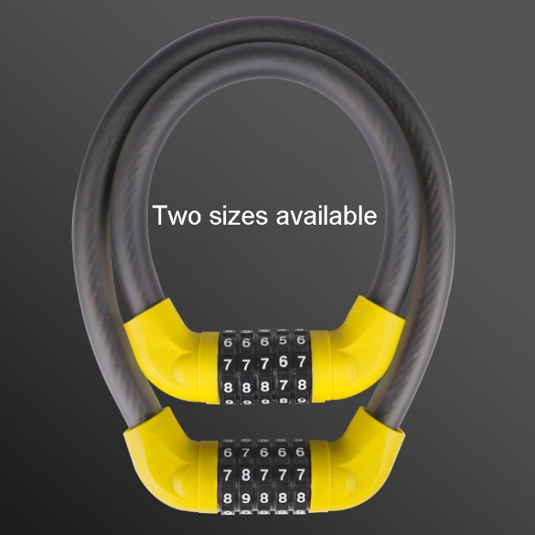 Bicycle And Electrical Vehicle 5-Digit Combination Lock Safety Anti-Theft Cycling Lock