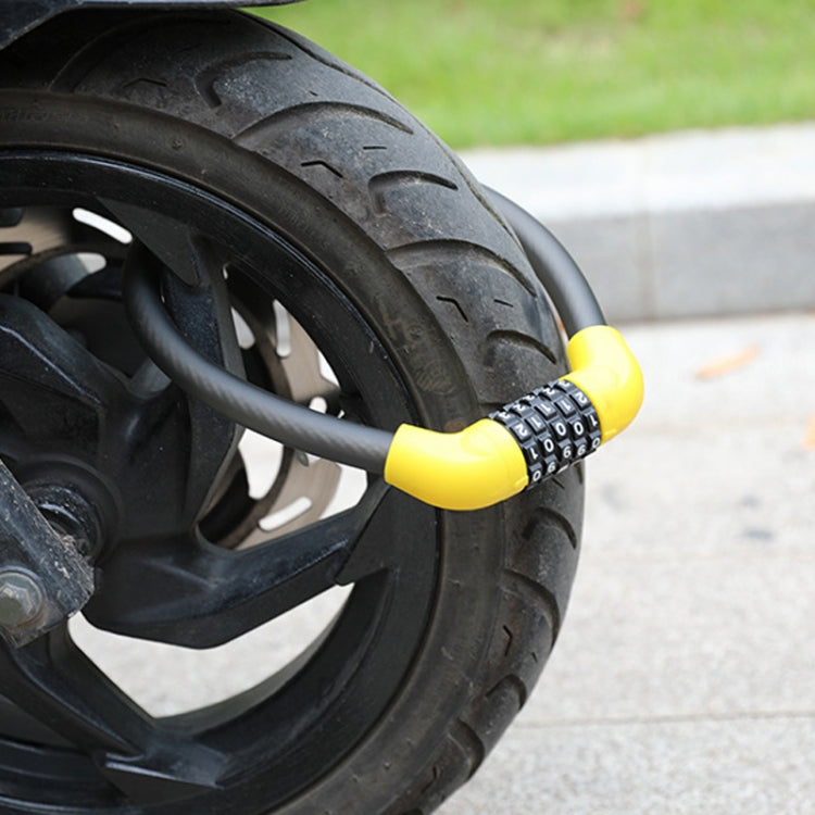 Bicycle And Electrical Vehicle 5-Digit Combination Lock Safety Anti-Theft Cycling Lock