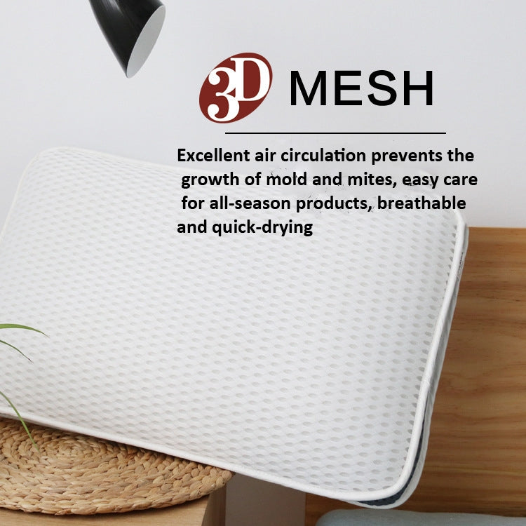 3D Slow Rebound Memory Pillow Core Double-Sided Mesh Pillow Sleep Cervical Traction Pillow
