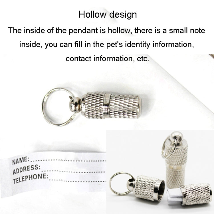 Pet ID Tag Pendant Dogs Cats Anti Loss Hanging