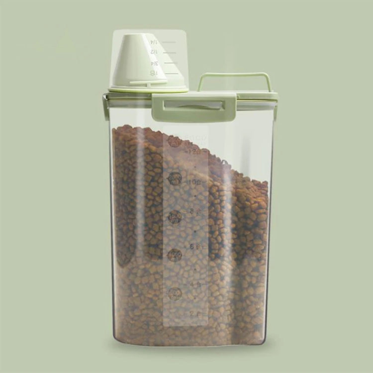 Pet Food Storage Bucket 4 Snap Dog Food Moisture Proof Sealed Storage Tank