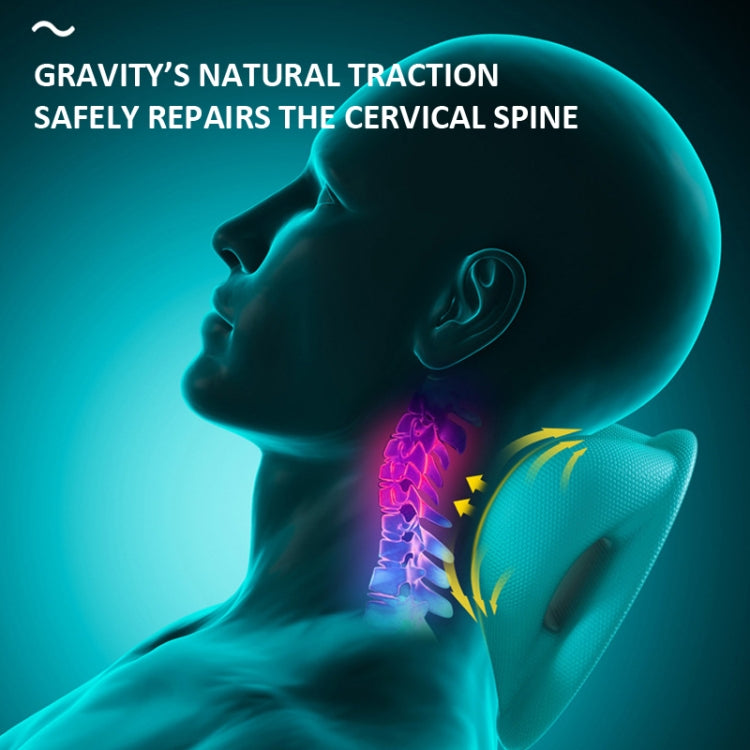 Neck And Shoulder Stretcher Relaxer Cervical Spine Chiropractic Traction Pillow