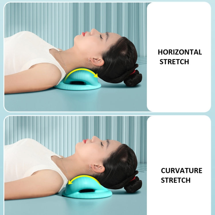 Neck And Shoulder Stretcher Relaxer Cervical Spine Chiropractic Traction Pillow