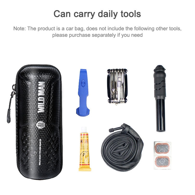 WILD MAN E3 EVA Hard Shell Bicycle Tool Storage Bag Cycling Equipment
