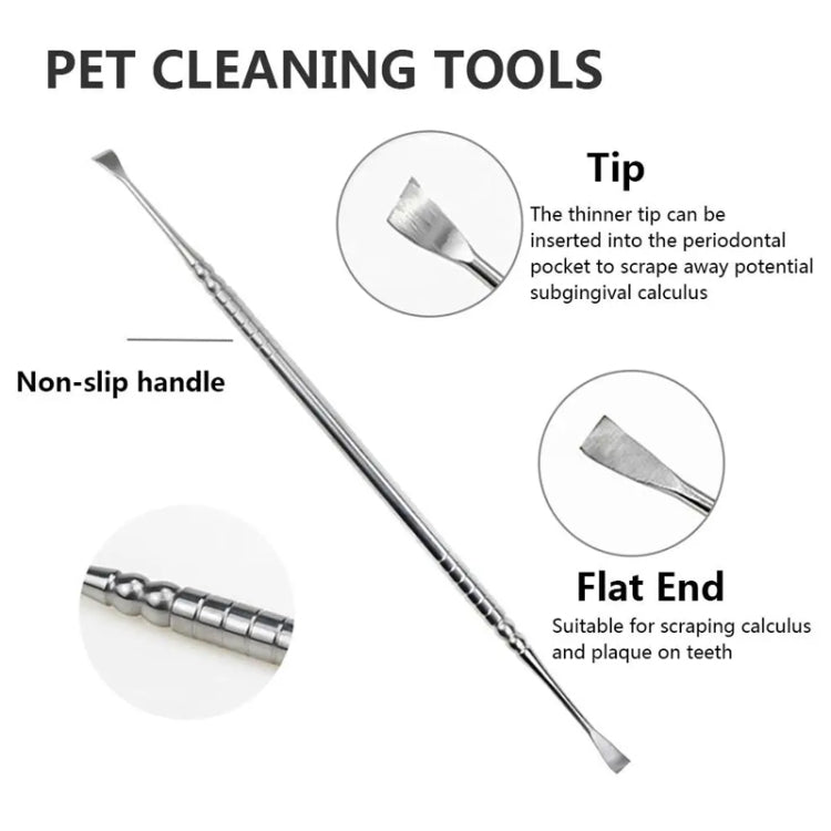 Dog Decalcification Tip Scraper Pet Teeth Cleaning Tool