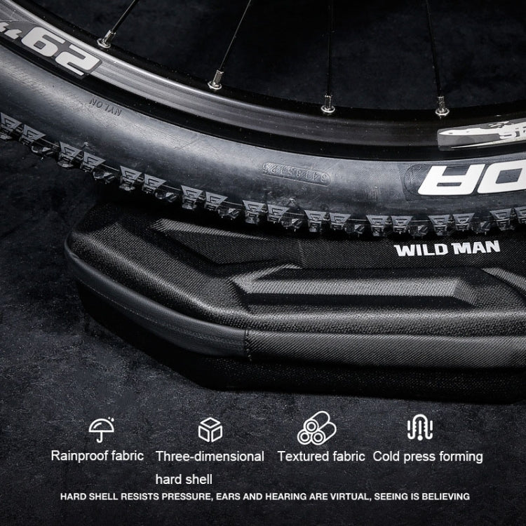 WILD MAN XT4 1.2L EVA Hard Shell Bicycle Triangle Bag Electric Vehicle Side Bag