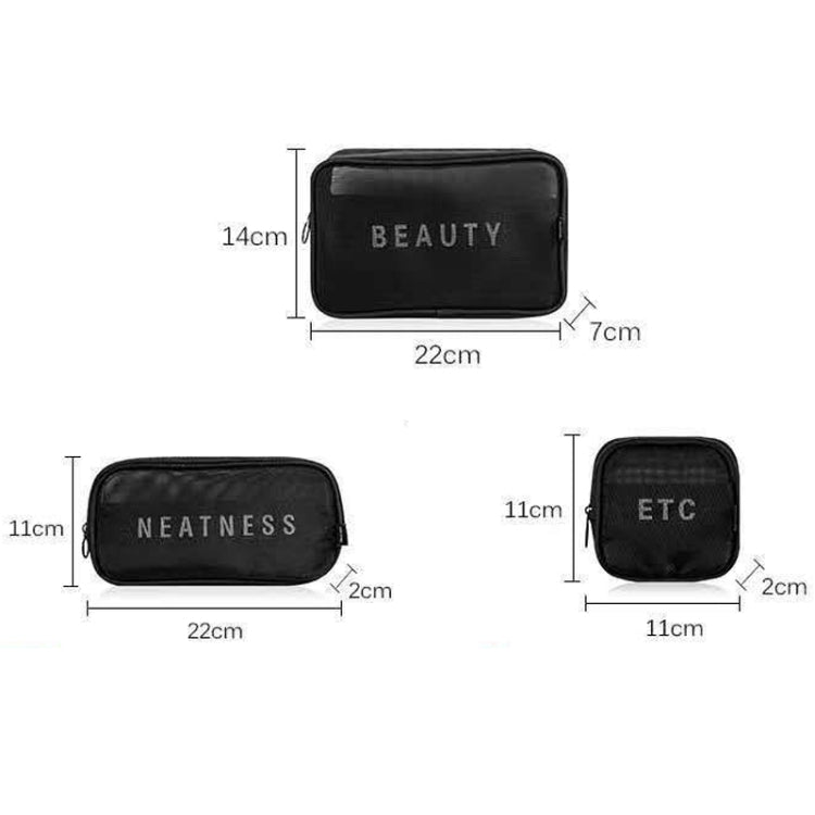 Travel Waterproof Toiletry Bag Portable Transparent Handheld Cosmetic Bag