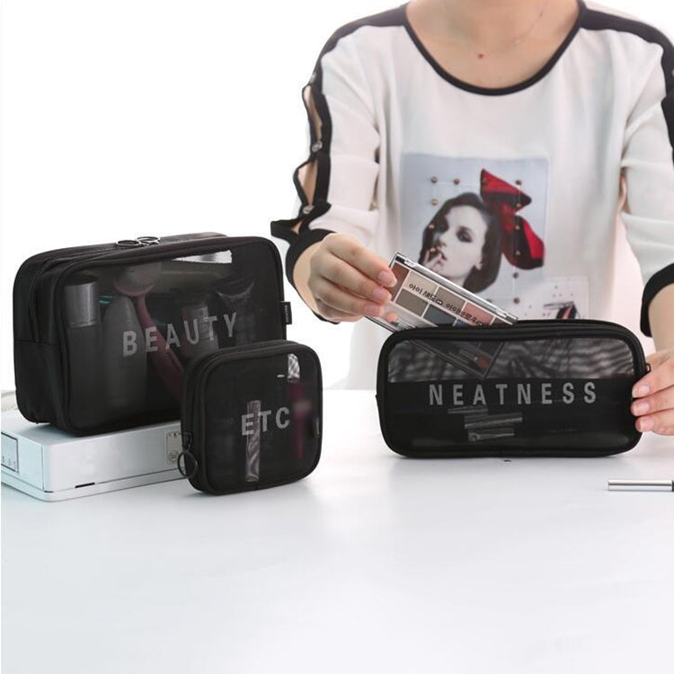 Travel Waterproof Toiletry Bag Portable Transparent Handheld Cosmetic Bag