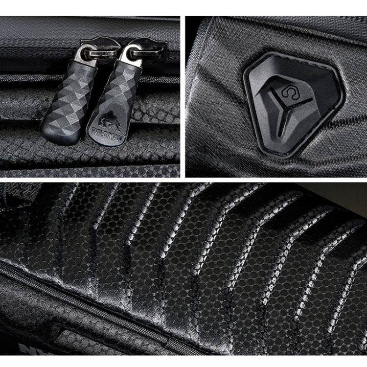 WILD MAN XT5 1.2L EVA Hard Shell Bike Front Beam Bag Touch Screen Phone Waterproof Bag