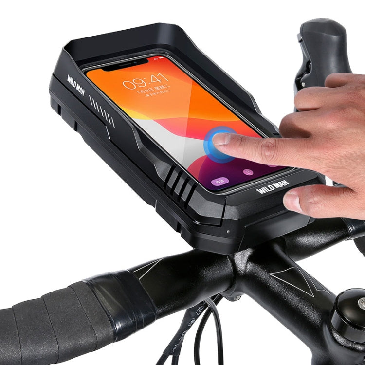 WILD MAN FK1 0.5L Mountain Bike Waterproof Phone Touch Screen Handlebar Bag Bike Holder Bag