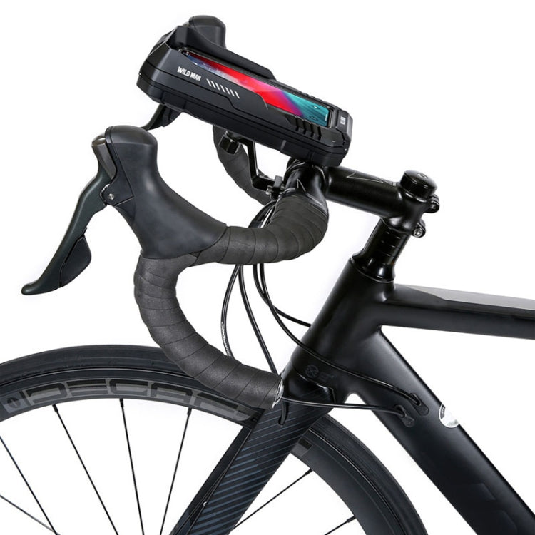 WILD MAN FK1 0.5L Mountain Bike Waterproof Phone Touch Screen Handlebar Bag Bike Holder Bag