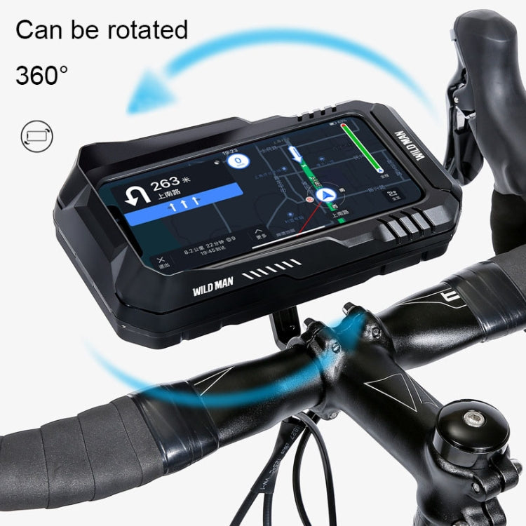 WILD MAN FK1 0.5L Mountain Bike Waterproof Phone Touch Screen Handlebar Bag Bike Holder Bag