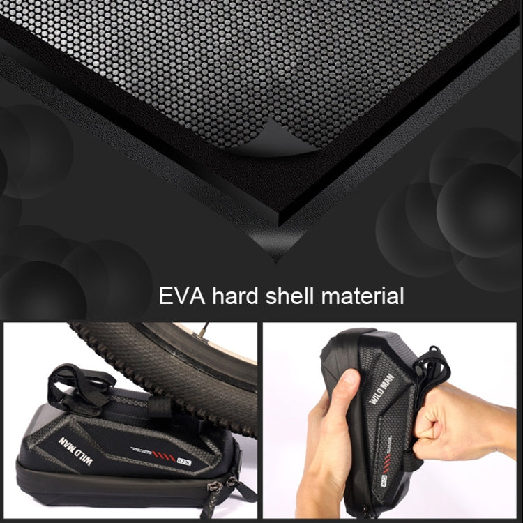WILD MAN X1 1L EVA Hard Shell Bicycle Phone Touch Screen Handlebar Bag Waterproof Cycling Bag