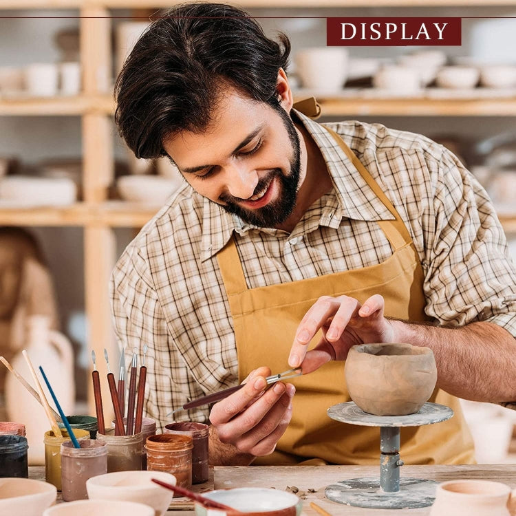 8-in-1 Wooden Handle Pottery Clay Tool set Ceramic Trimming Carving Knife