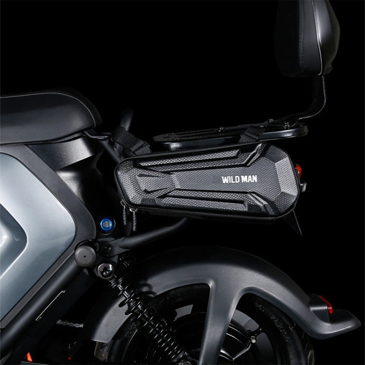WILD MAN XT9 1.8L EVA Hard Shell Bike Front Beam Triangle Bag Electric Vehicle Waterproof Bag