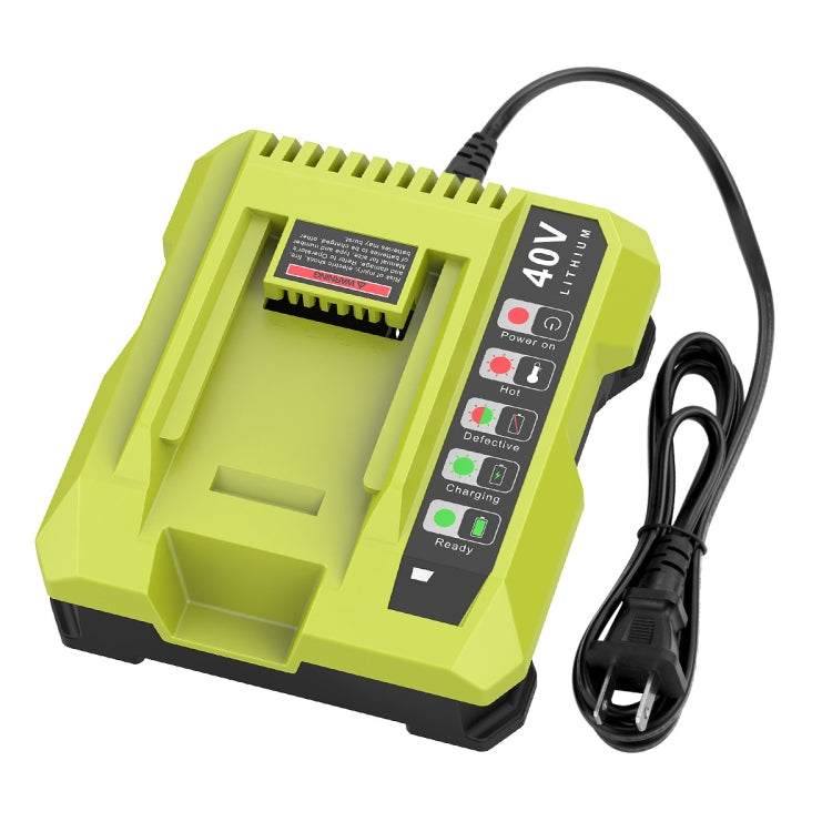 36-40V Tool Cutting Machine Battery Charger, For RYOBI PO401 / PO403 / PO400