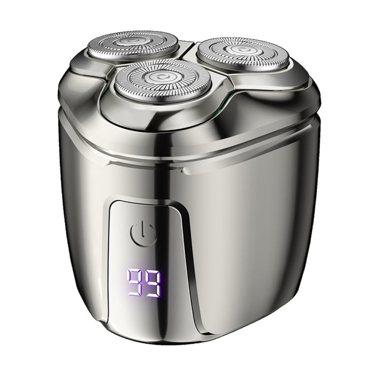 Mini Magnetic Head Shaver Smart LED Display Electric Shaver