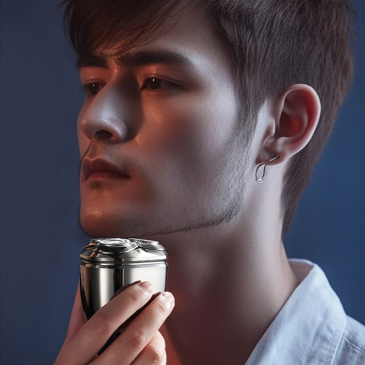 Mini Magnetic Head Shaver Smart LED Display Electric Shaver