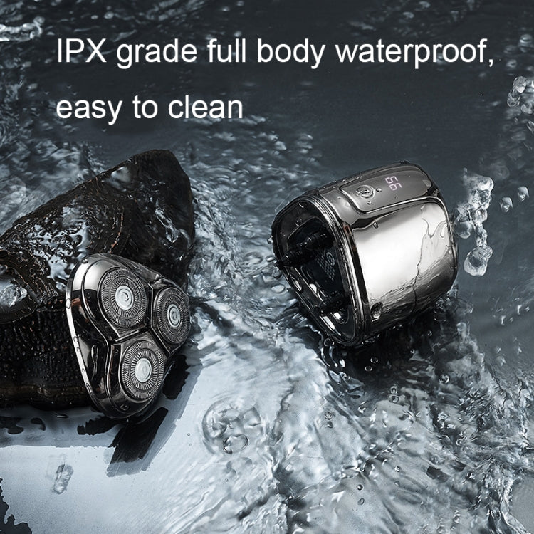 Mini Magnetic Head Shaver Smart LED Display Electric Shaver