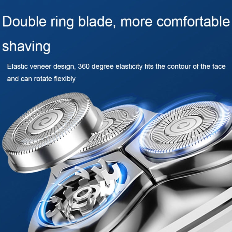 Mini Magnetic Head Shaver Smart LED Display Electric Shaver