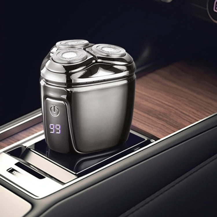 Mini Magnetic Head Shaver Smart LED Display Electric Shaver