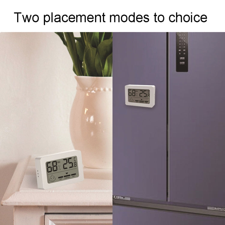 Household Indoor Mini Electronic Temperature And Humidity Meter With Stand