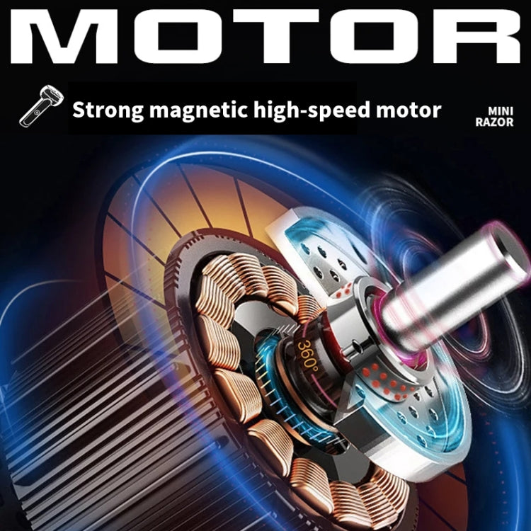 Men Electrical Shaver Portable Mini LED Digital Display Smart Shaving Razor