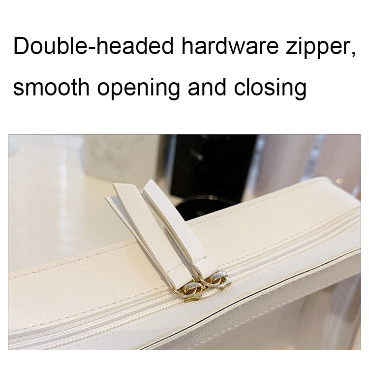 Transparent Large Capacity Cosmetic Storage Bag Portable Multifunctional Clutch