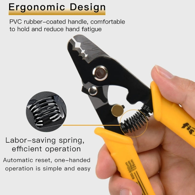 Komshine FIS Three-port Optical Wire Stripping Aperture Precise Safety Lock Design