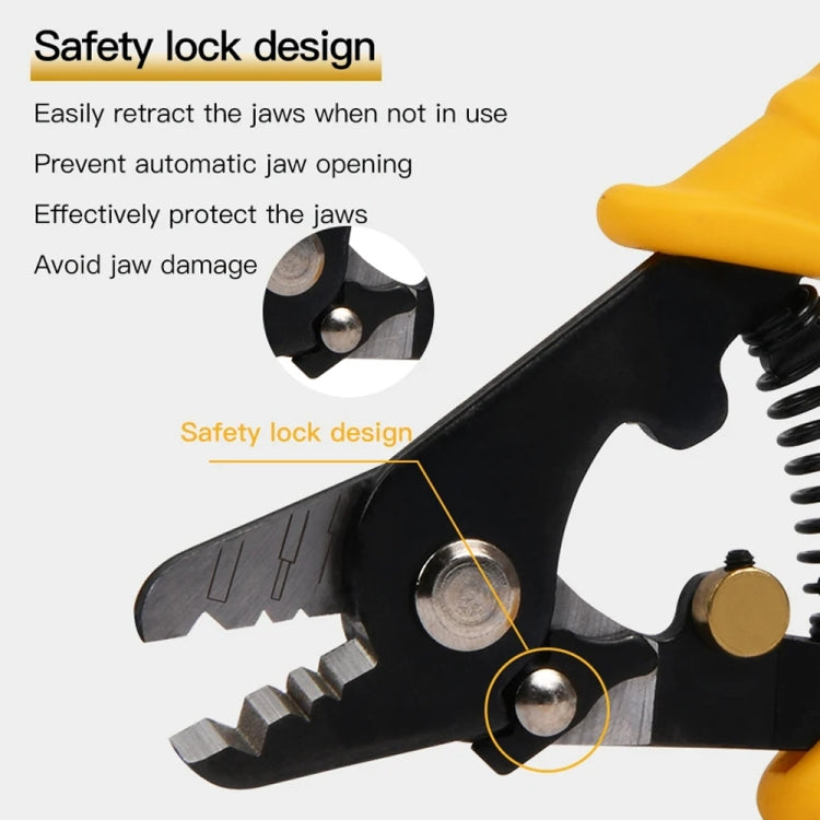 Komshine FIS Three-port Optical Wire Stripping Aperture Precise Safety Lock Design