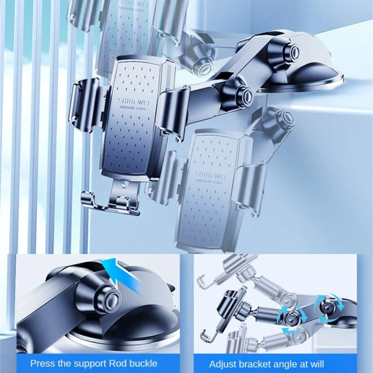 SHUNWEI SD-1132B Car Phone Suction Cup + Air Vent Holder Gravity Sensing Support Bracket