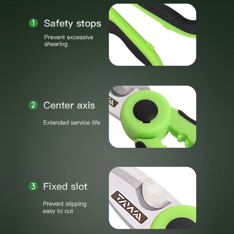 KomShine Stainless Steel Kevlar Serrated Fiber Optic Stripping Scissors