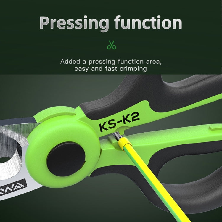 KomShine Stainless Steel Kevlar Serrated Fiber Optic Stripping Scissors
