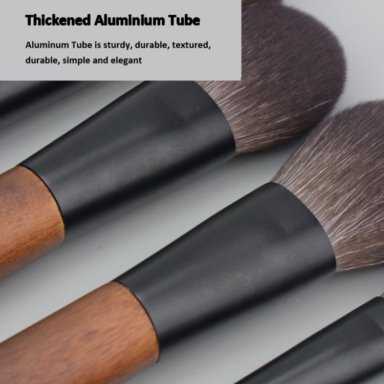 12-in-1 Mini Cosmetic Brush Short Handle Powder Brush Set Facial Makeup Tool