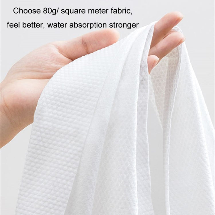 5pcs 30cmx60cm Pearl Pattern Travelling Cotton Disposable Face Towel Bagged Washcloths