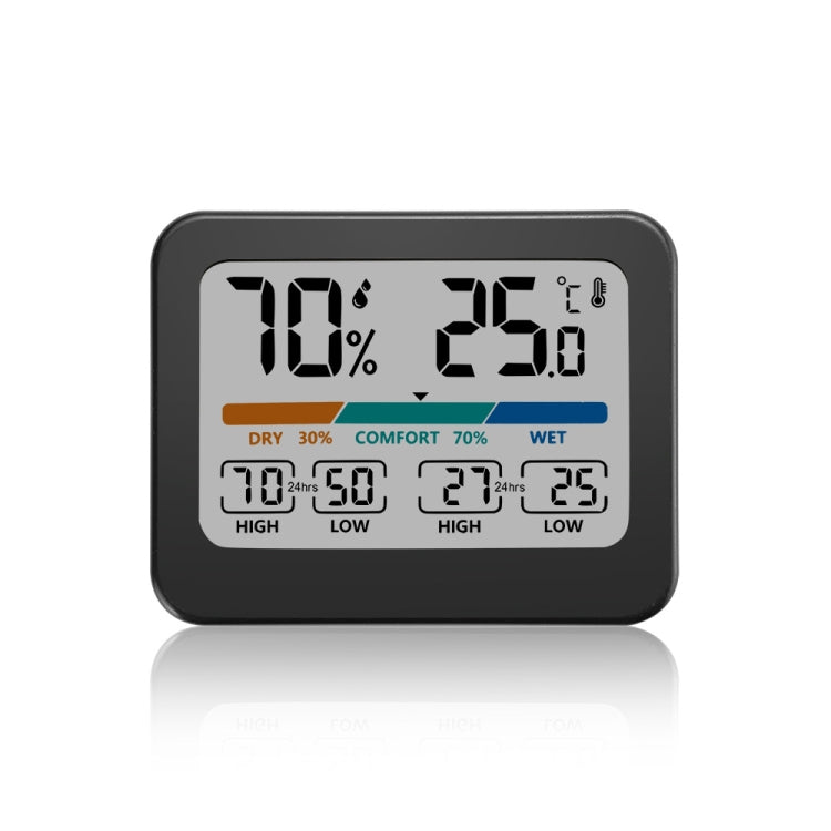 Indoor Temperature And Humidity Monitor LCD Digital Thermometer Hygrometer Weather Station