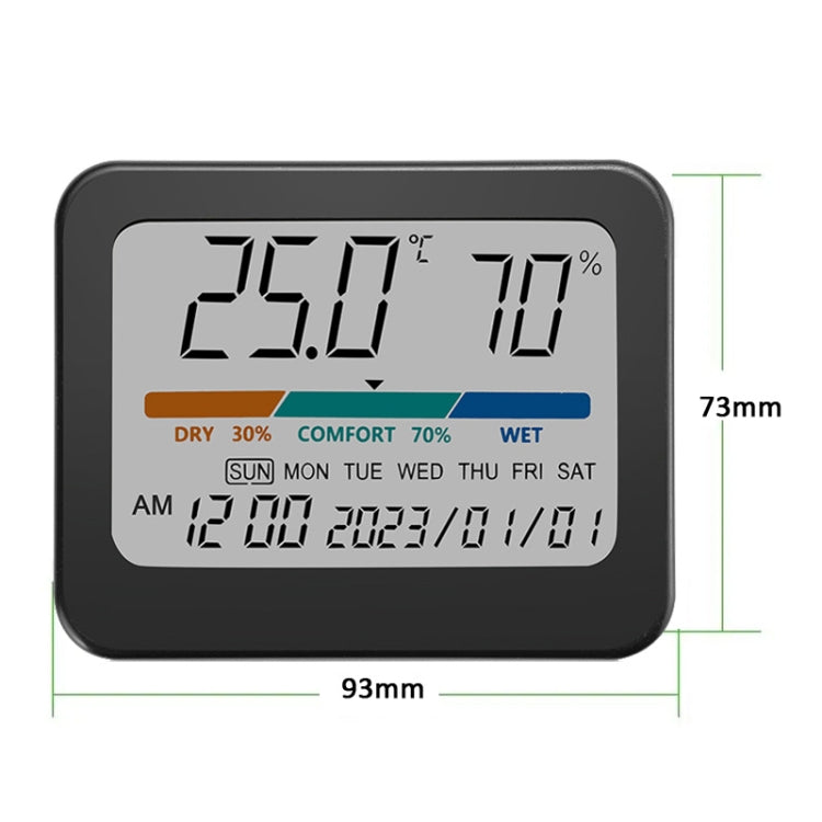 Indoor Temperature And Humidity Monitor Thermometer Hygrometer With Perpetual Calendar
