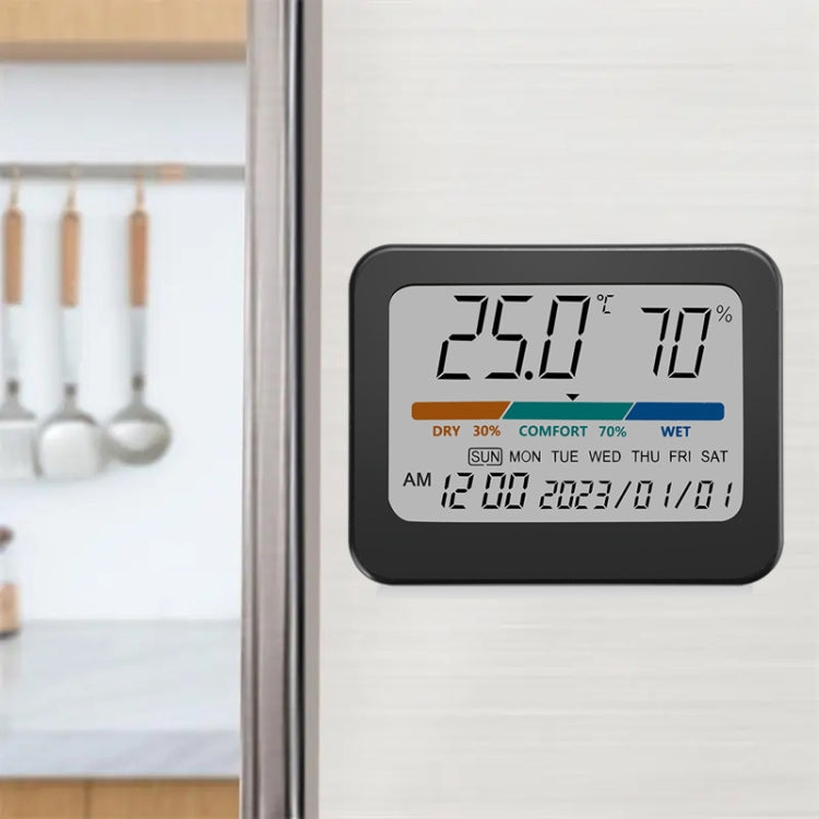 Indoor Temperature And Humidity Monitor Thermometer Hygrometer With Perpetual Calendar