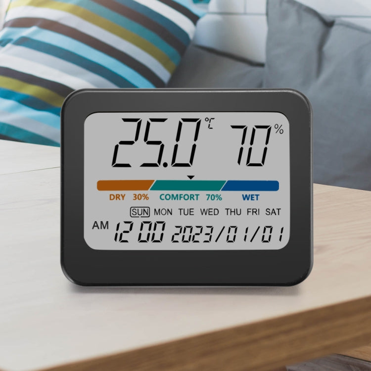 Indoor Temperature And Humidity Monitor Thermometer Hygrometer With Perpetual Calendar