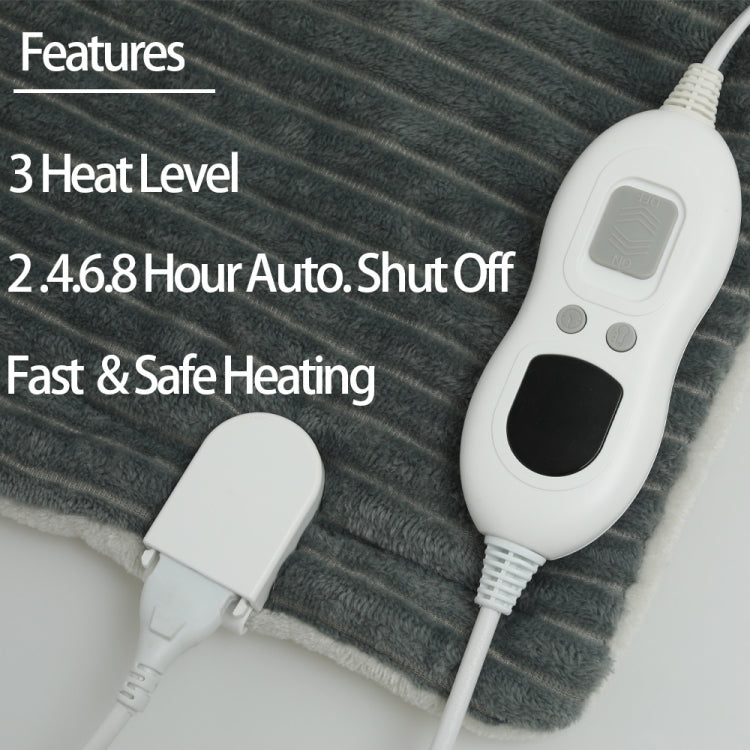 1.3 x 1.6m 220V Electric Blanket Heated Mattress Shawl Winter Body Warmer EU Plug