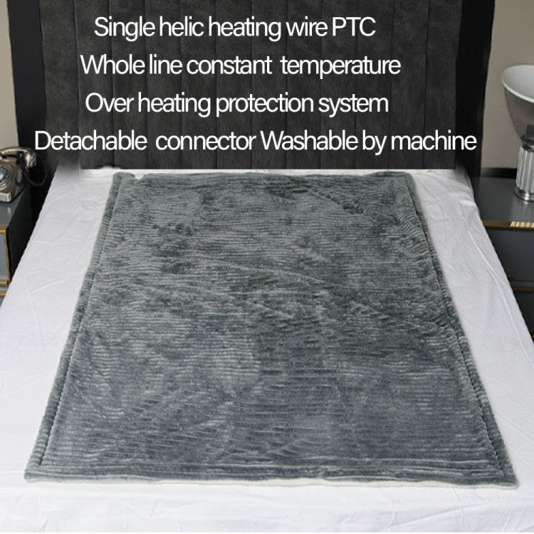 1.3 x 1.6m 220V Electric Blanket Heated Mattress Shawl Winter Body Warmer EU Plug