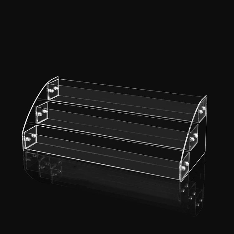 Acrylic Nail Polish Display Rack Transparent Ladder Stand Cosmetic Essential Oil Bottle Holder