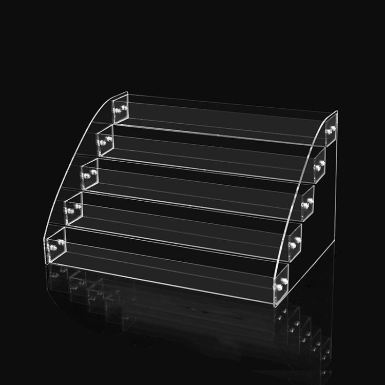 Acrylic Nail Polish Display Rack Transparent Ladder Stand Cosmetic Essential Oil Bottle Holder