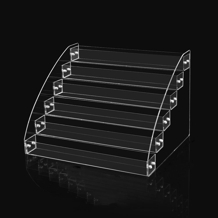Acrylic Nail Polish Display Rack Transparent Ladder Stand Cosmetic Essential Oil Bottle Holder