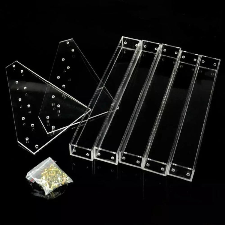 Acrylic Nail Polish Display Rack Transparent Ladder Stand Cosmetic Essential Oil Bottle Holder