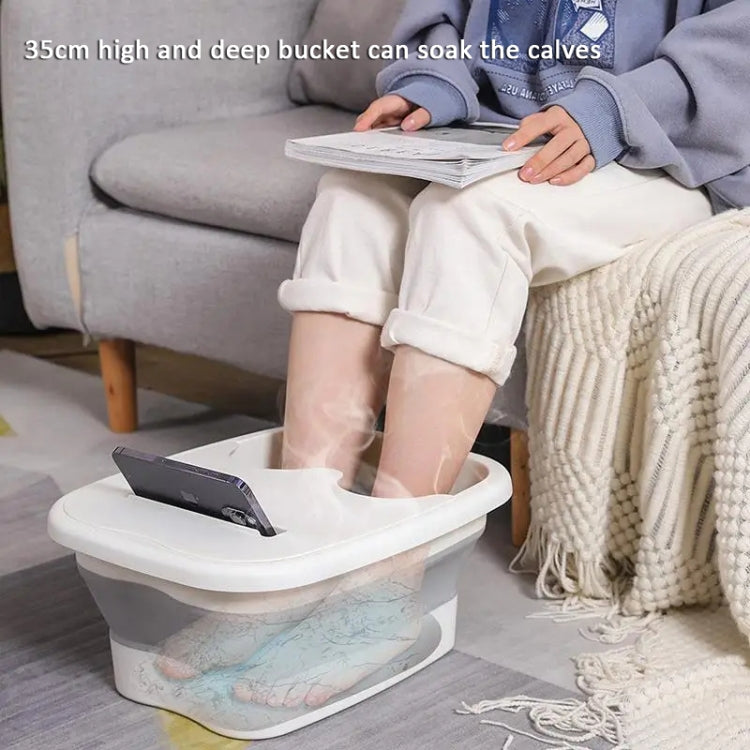 15L Foldable Foot Bath Bucket Foot Massage Wash Basin