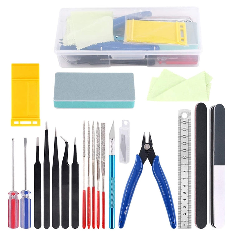 21-in-1 Modeler Basic Tools Craft Set For Gundam Car Model Building