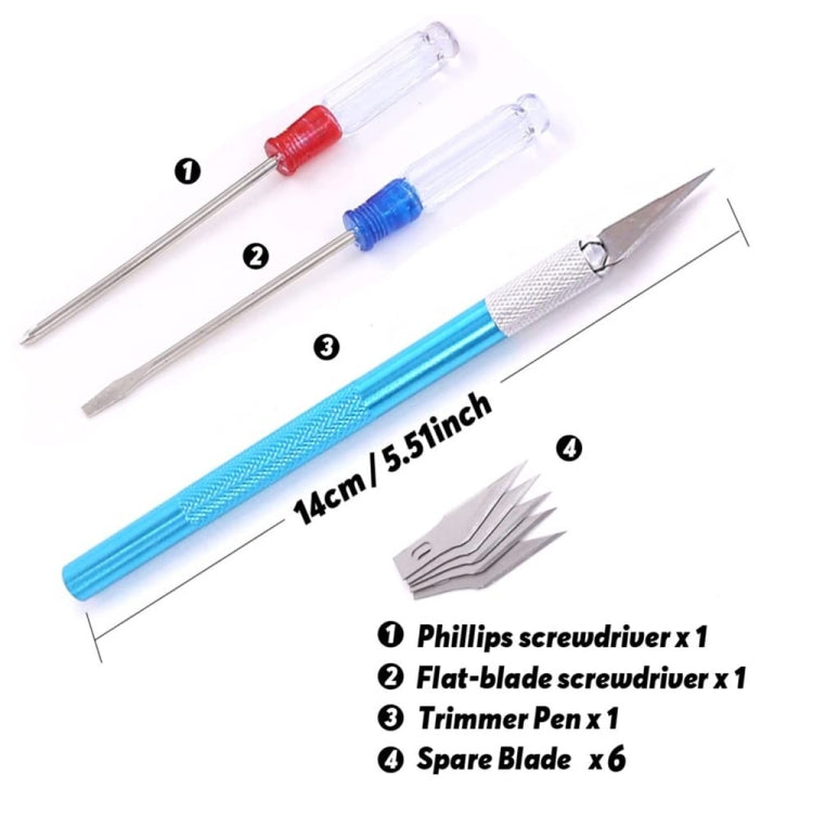 21-in-1 Modeler Basic Tools Craft Set For Gundam Car Model Building