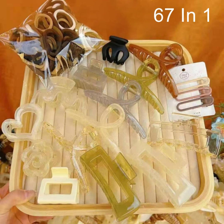 Combination Hair Accessories Grab Clip Hair Ring Set Simple Temperament Headband