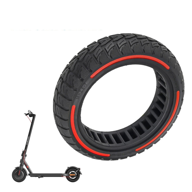 10 x 2.5-7 Inch Colorful Flick Off-Road Honeycomb Tires For Xiaomi Scooter 4 / 4 Pro